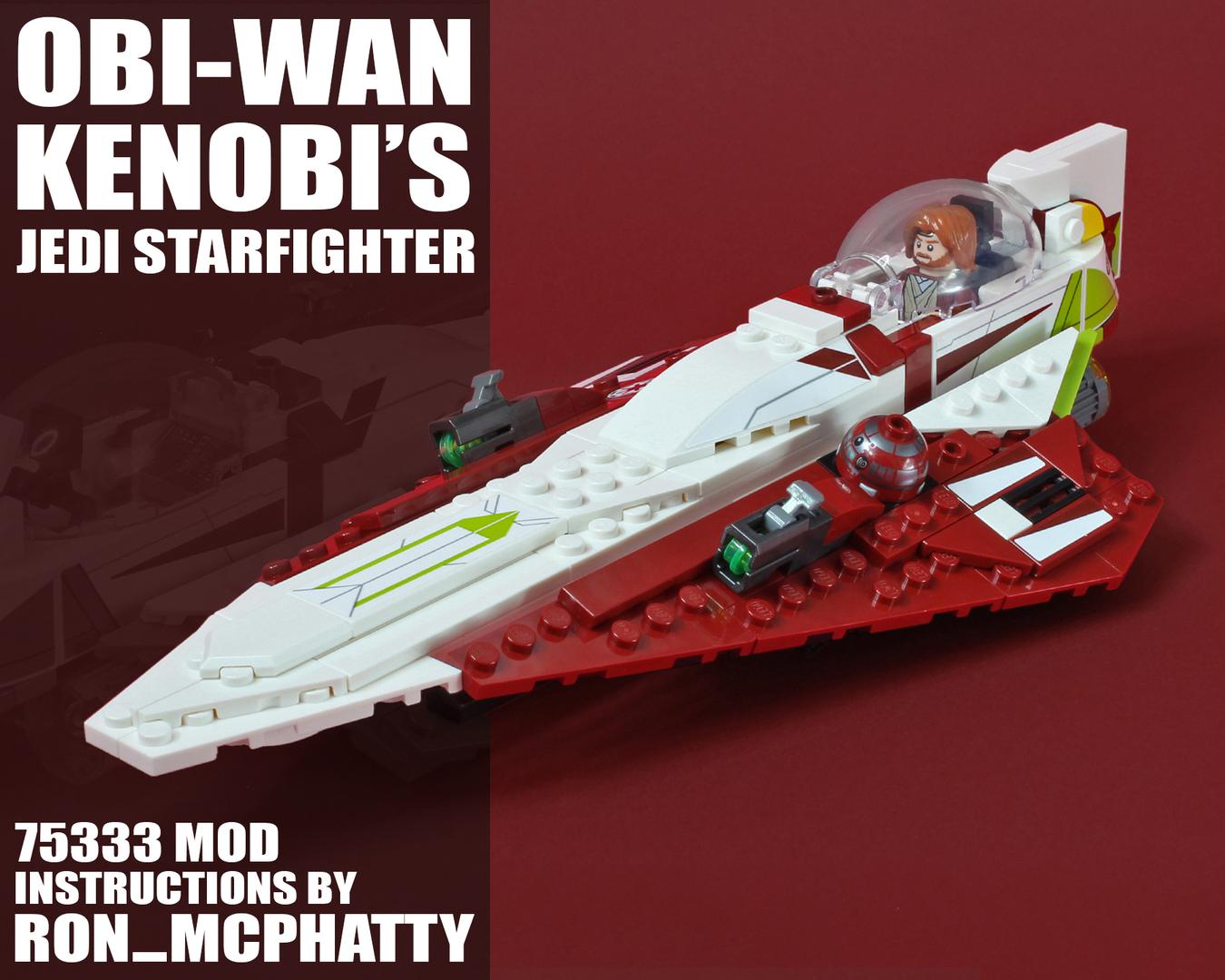 Obi-Wan's Jedí Starfighter set 75333 MOD