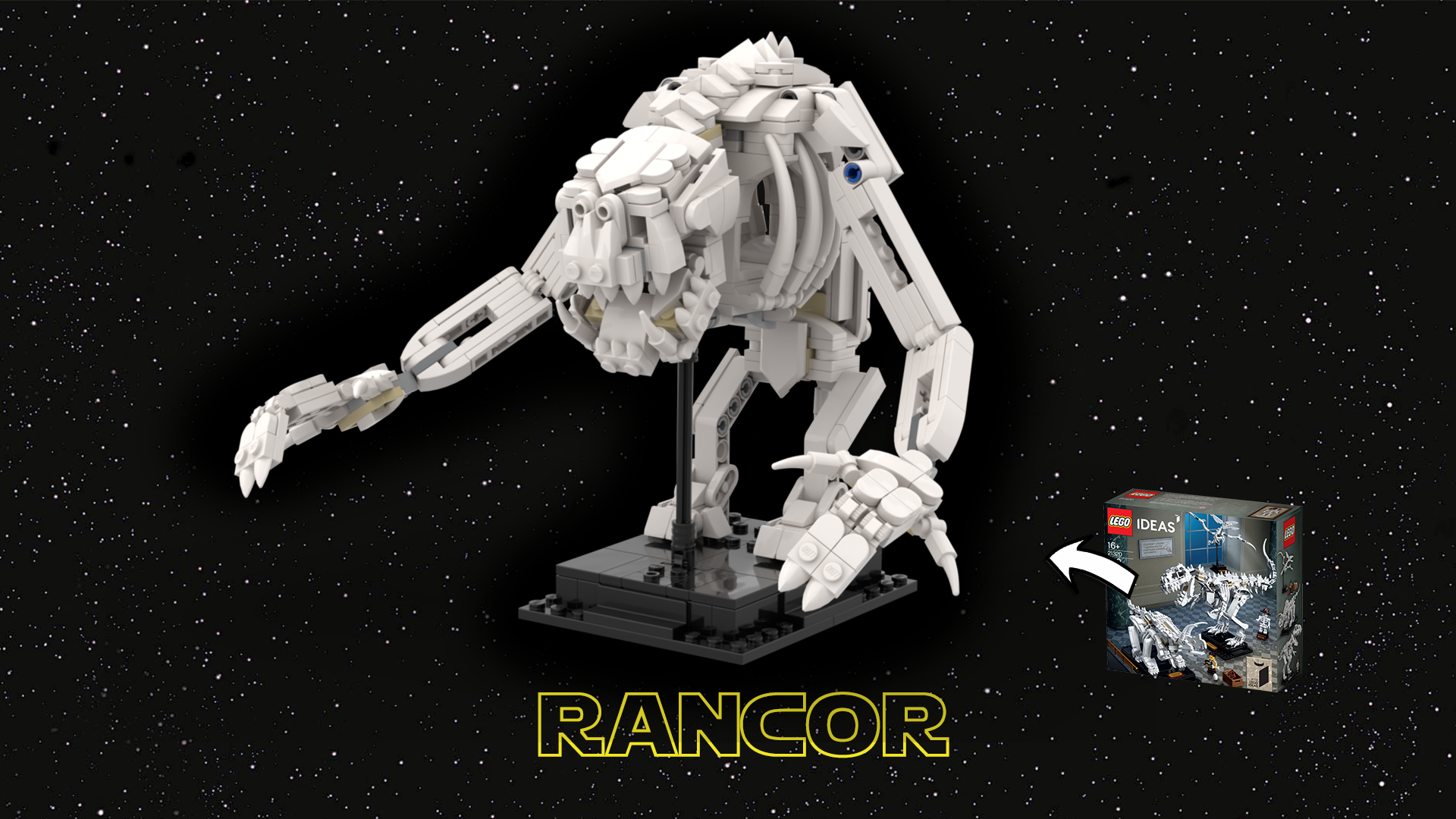 Rancor Skeleton - Lego Dinosaur Fossils