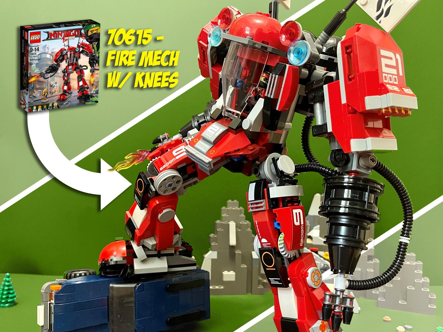 70615 - Fire Mech w/ Knees