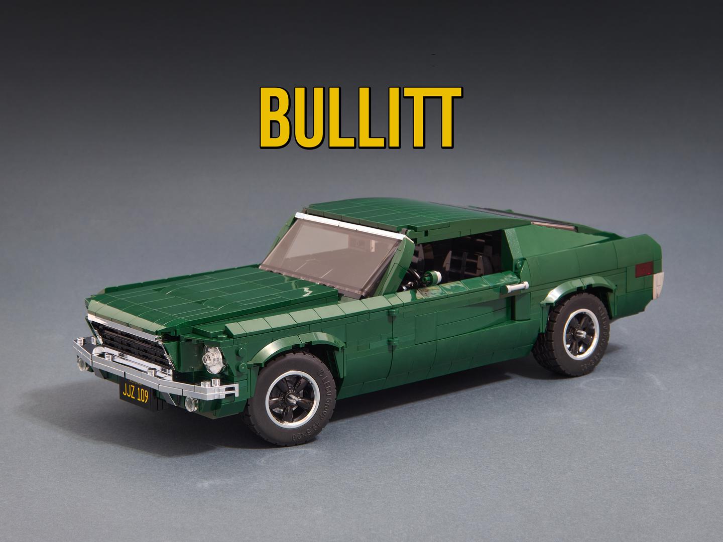 Ford Mustang GT 1968 BULLITT (Lowered) Adapted roof and sides