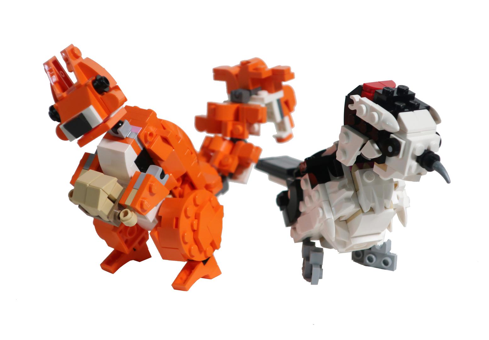 Squirrel and Woodpecker