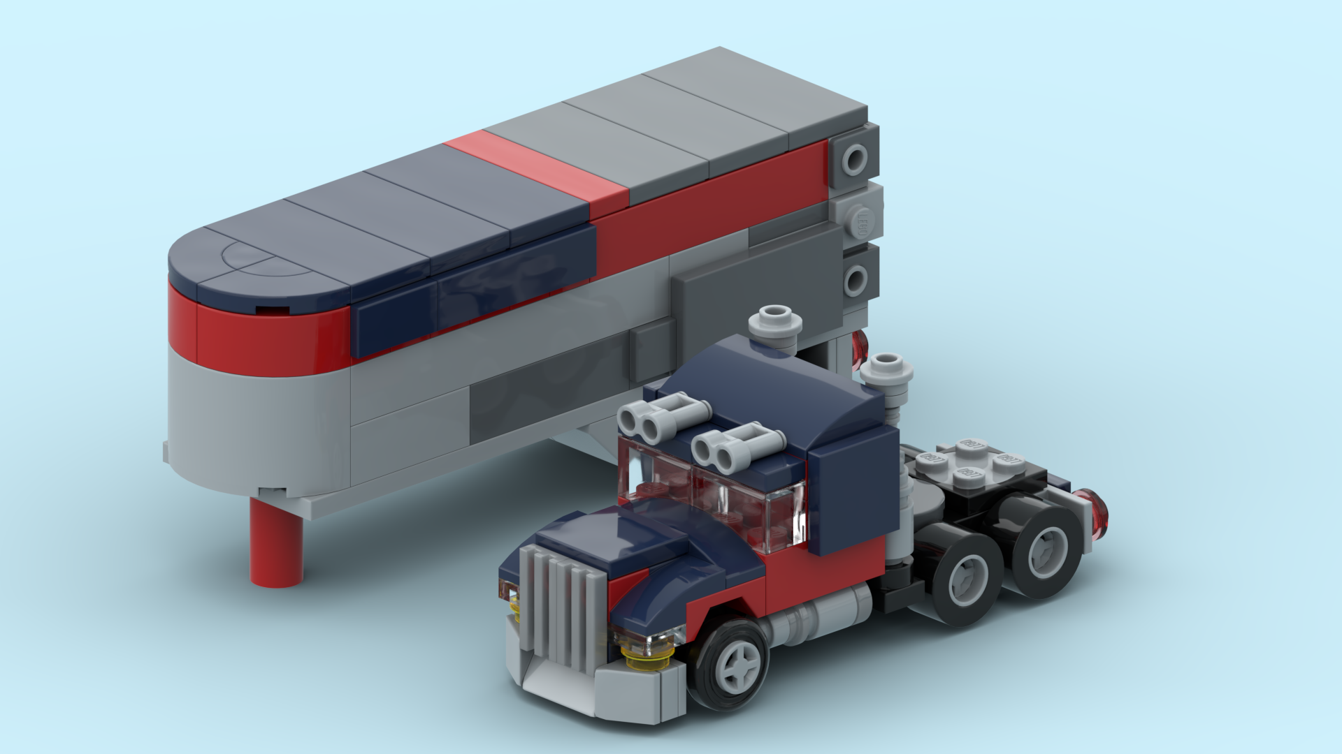 Modern Semi Truck