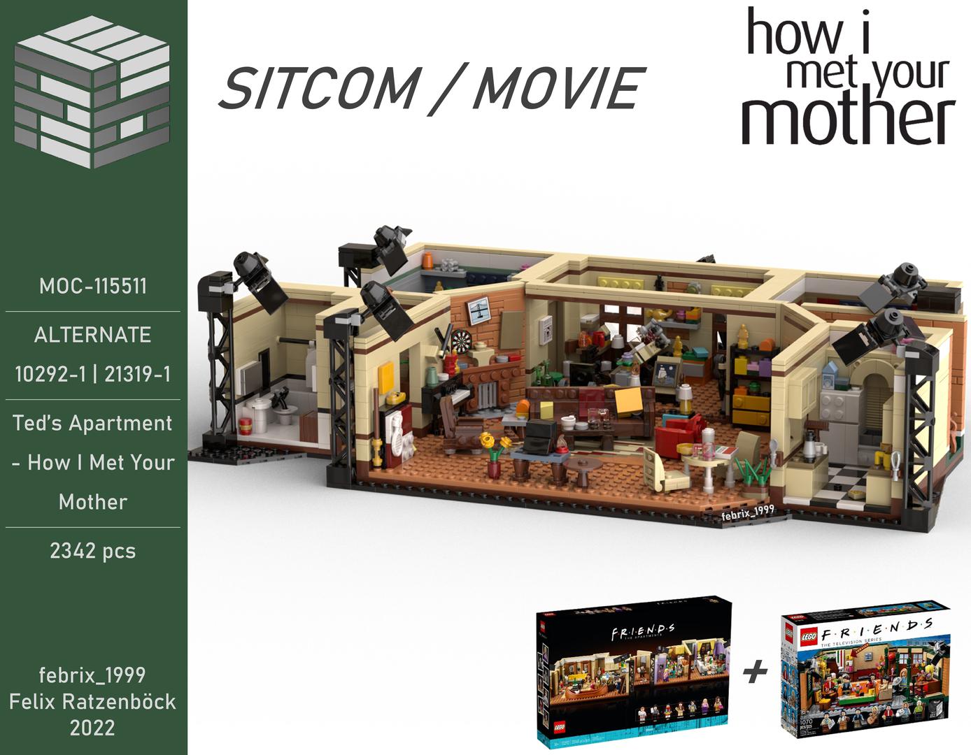 How I Met Your Mother - Ted's Apartment - 10292 | 21319 - Alternate