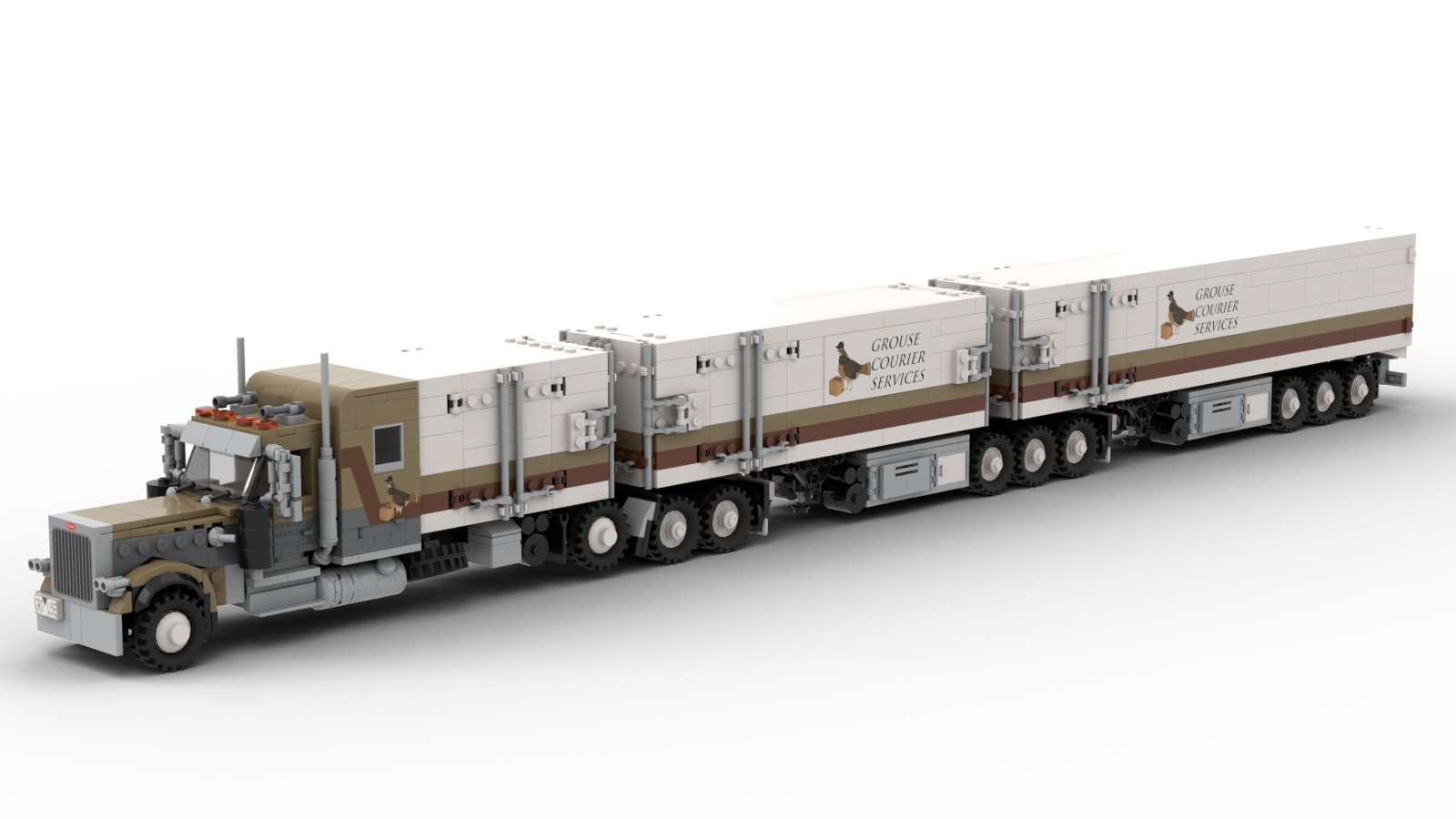 PETERBILT 379 Dromedary B-Double