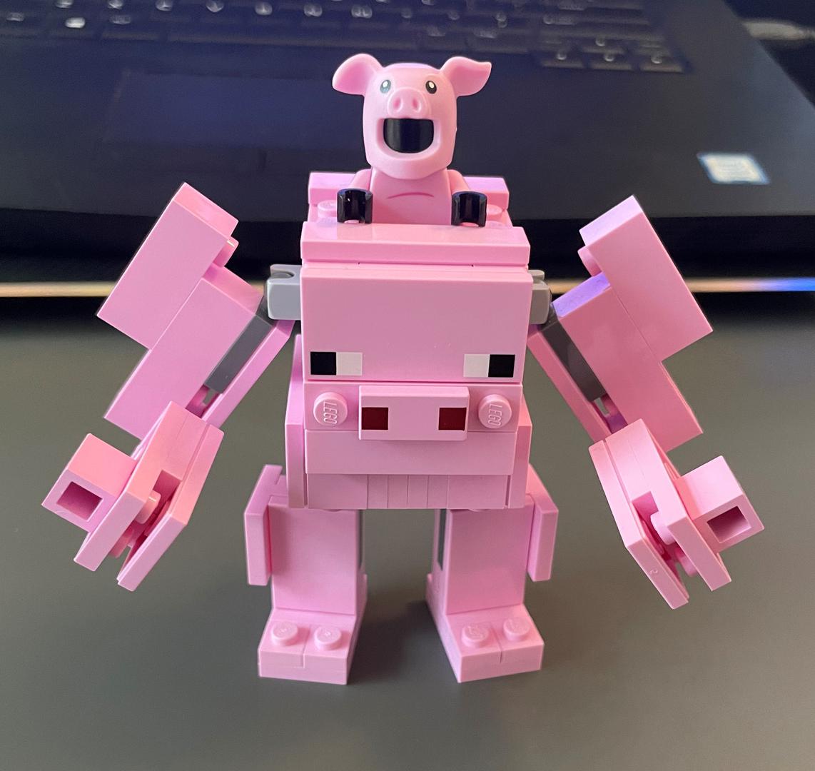 Minecraft Pig Mech alternate build