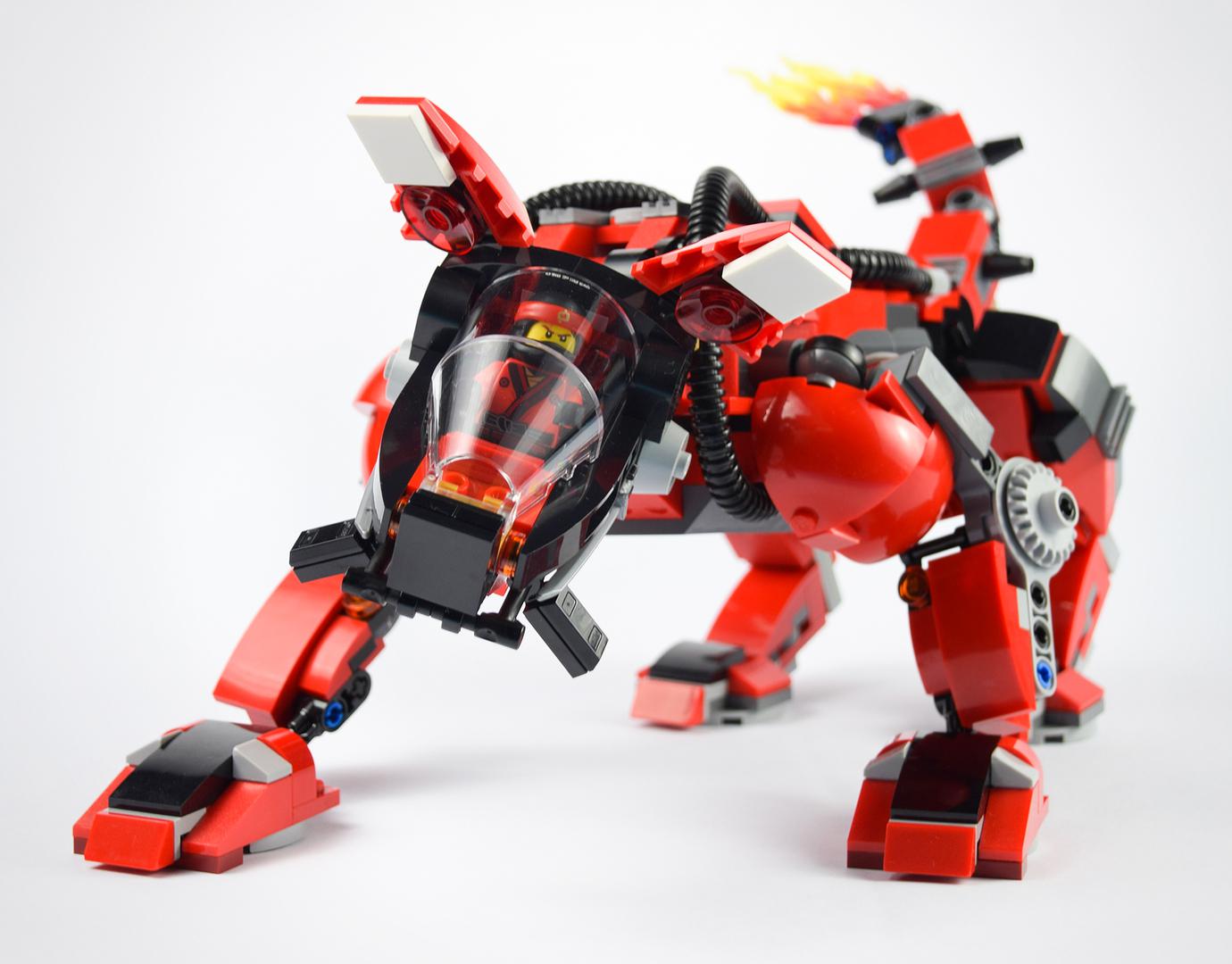 Fire Mech Dog (70615 Alt) alternate build