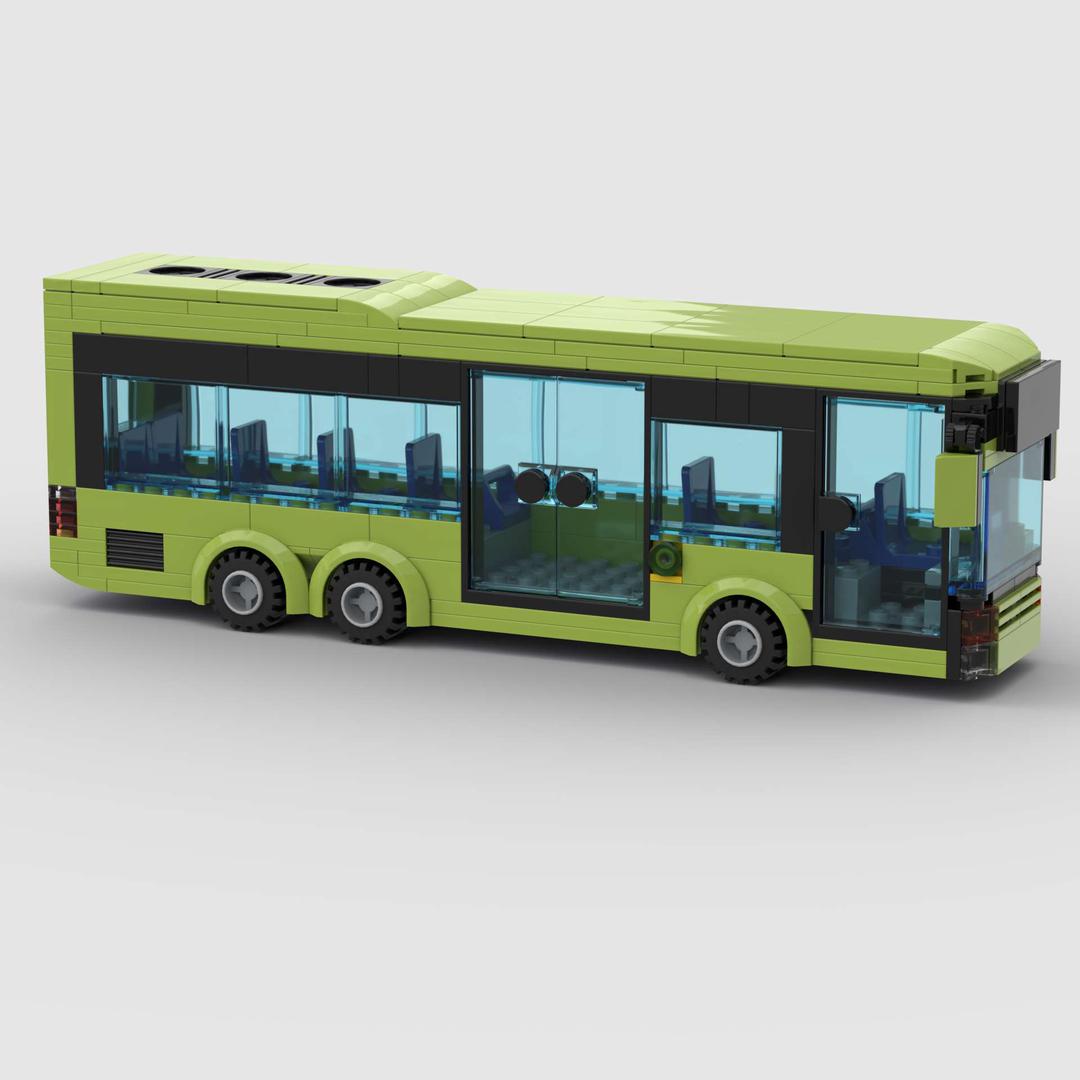 Lego City Public Bus 6x2 lime