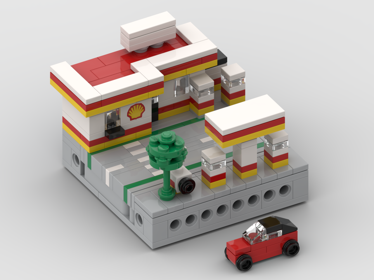 377 - Shell Service Station (microscale version)