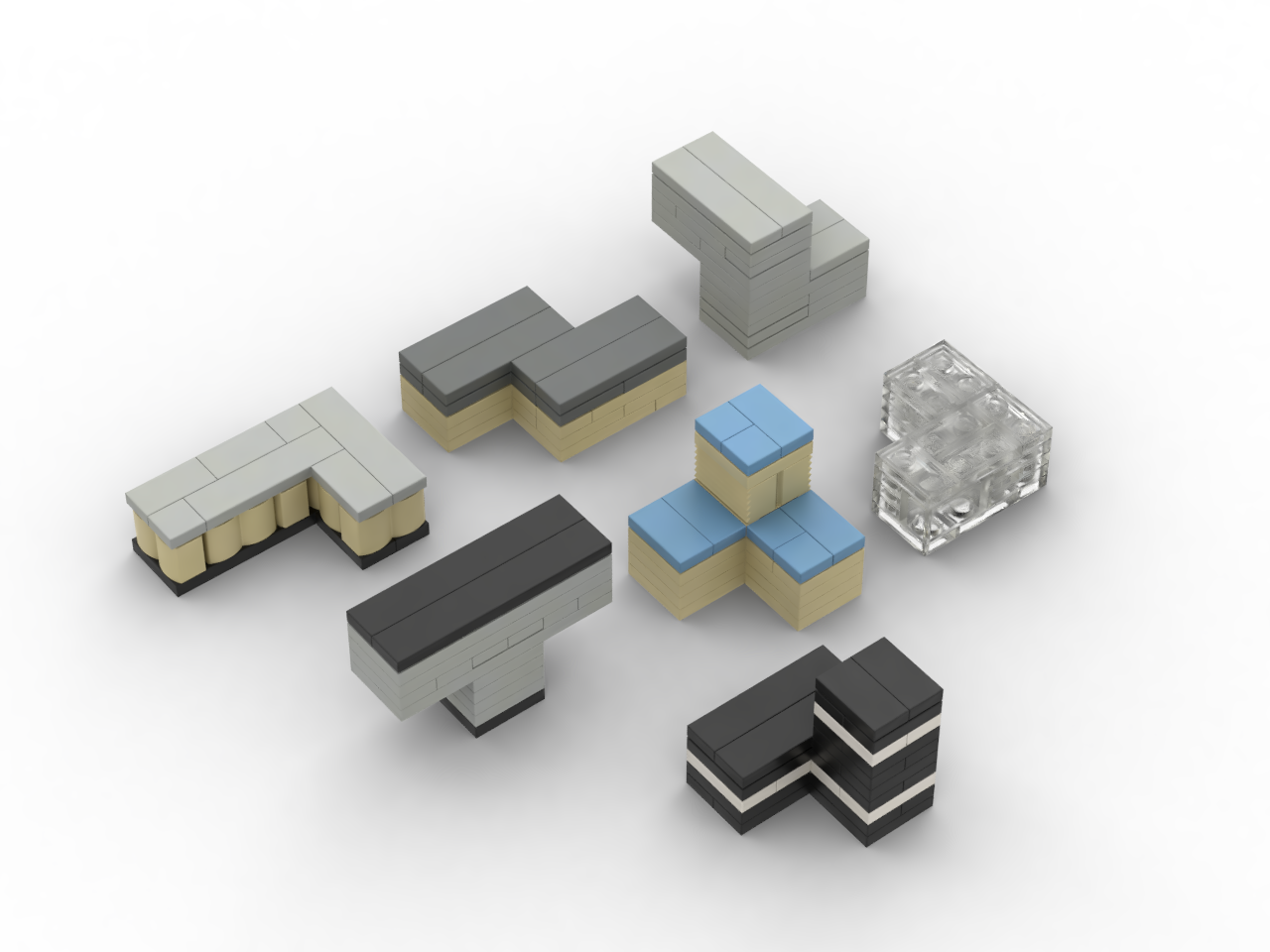 21034 Cube puzzle alternate build