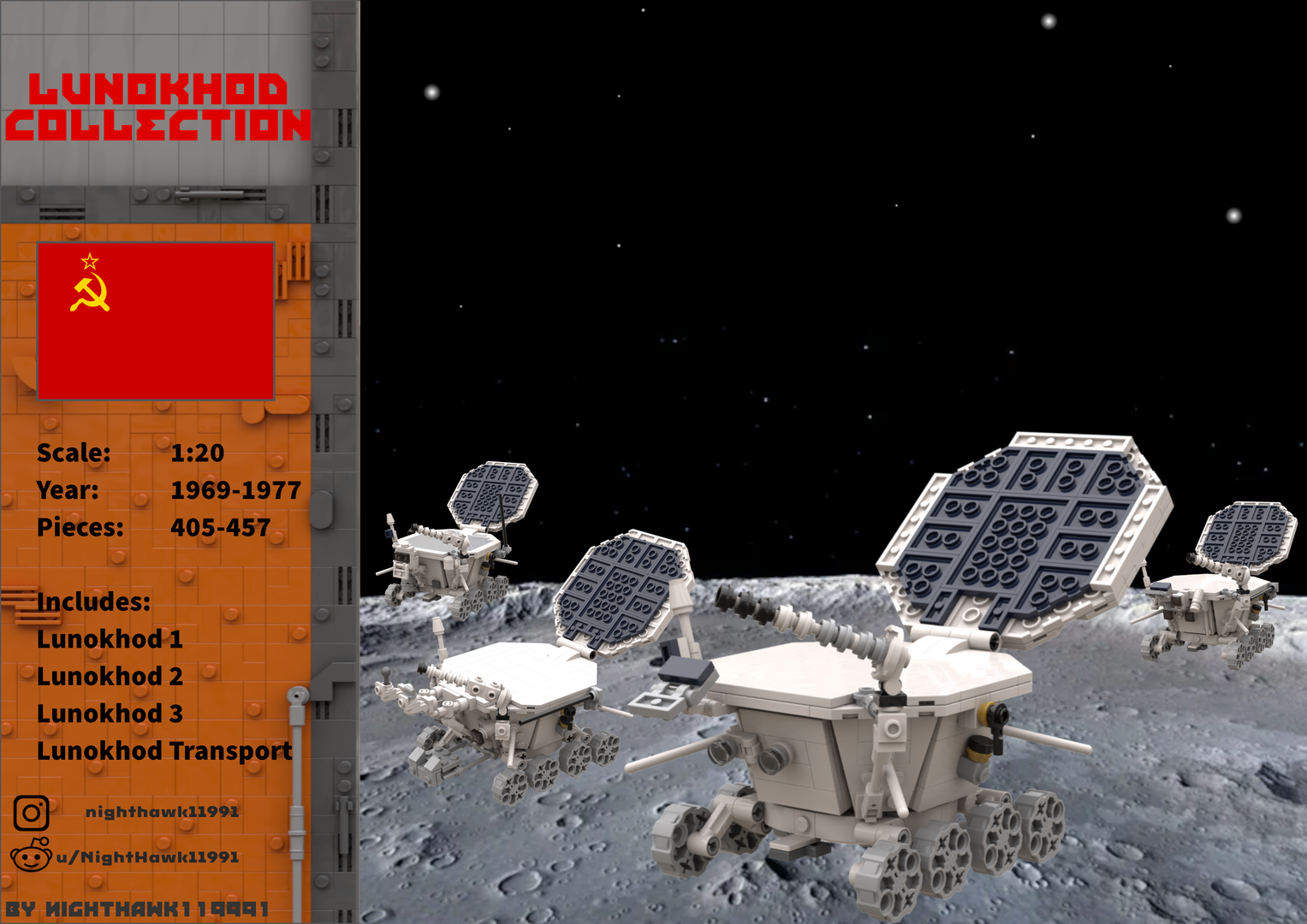 Lunokhod Collection 1:20 (Soviet Moon rover)