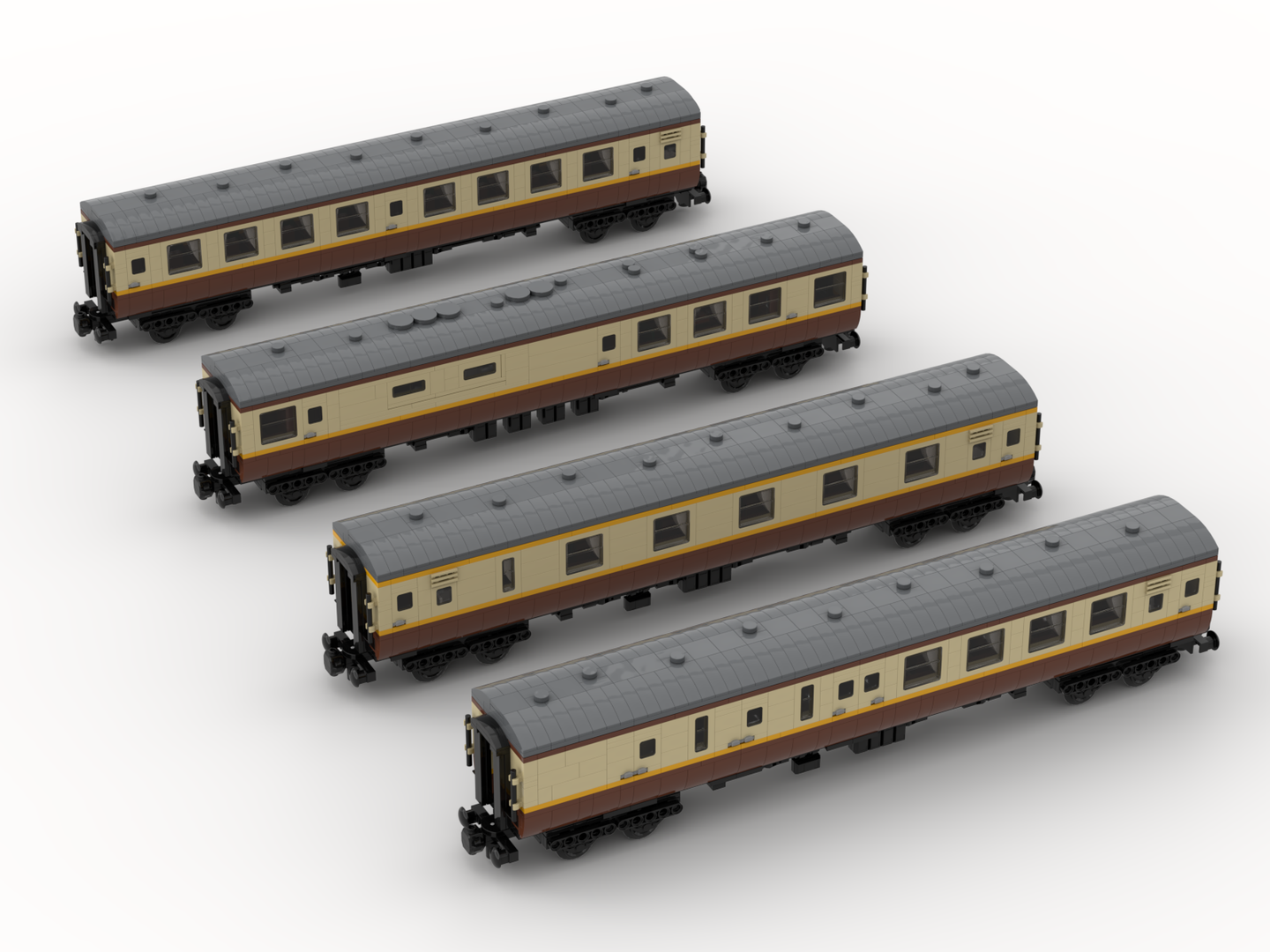 British Railways Mk.1 Passenger Coaches (Moc-Pack) (8w)