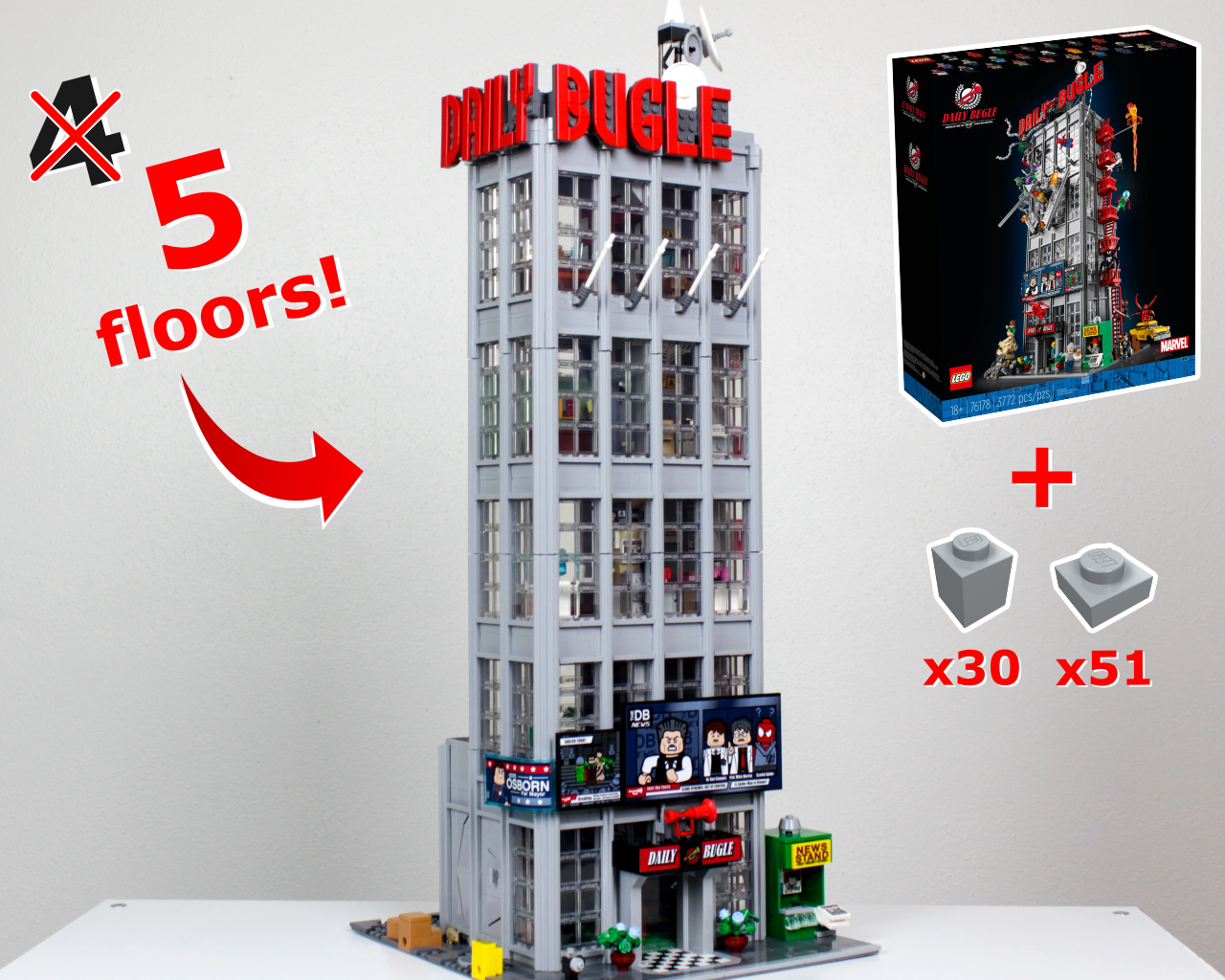 Daily Bugle Re-Scaled Mod