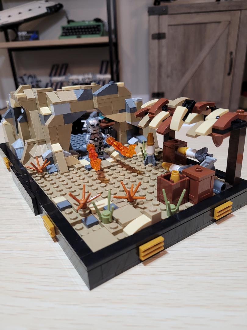 Iron Man's Cave Escape Diorama