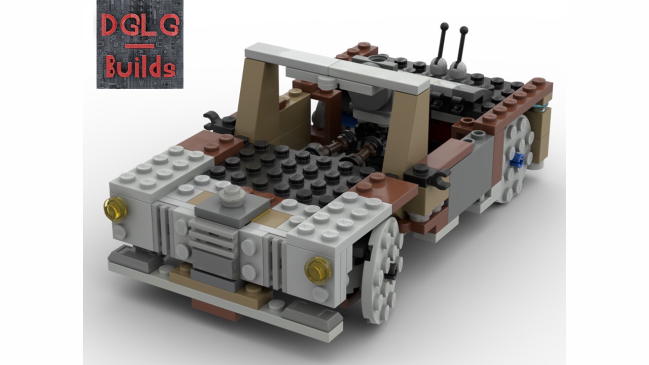 Old-Timey Car w/ Steering alternate build