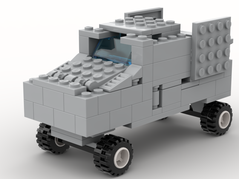 lego battlebot test car