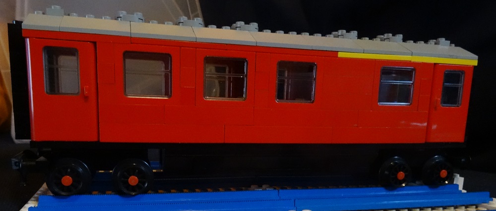 Passenger car 4x red