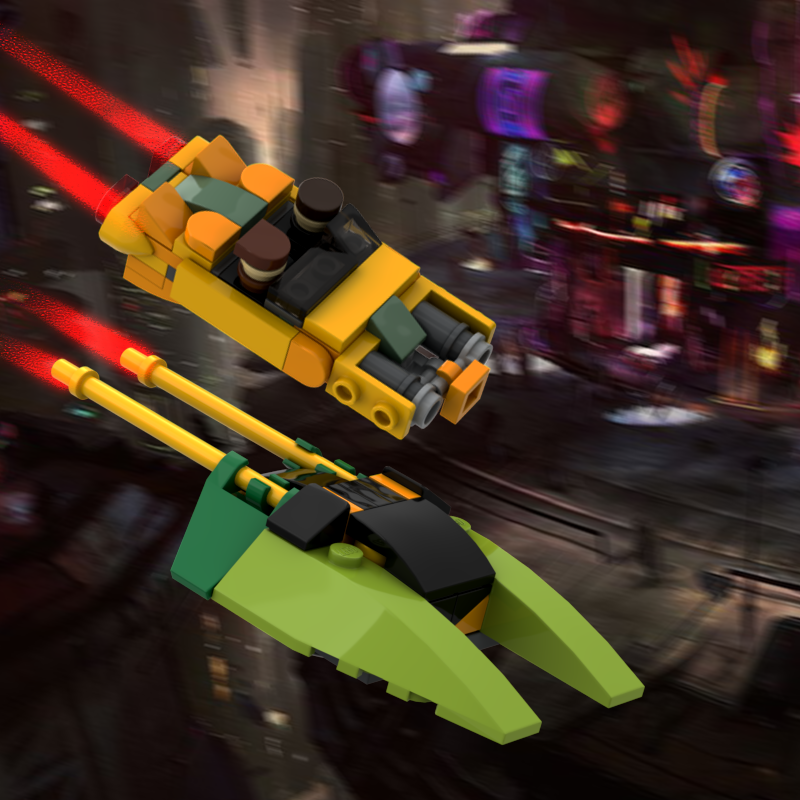 Star Wars EPII mini Speeder Chase