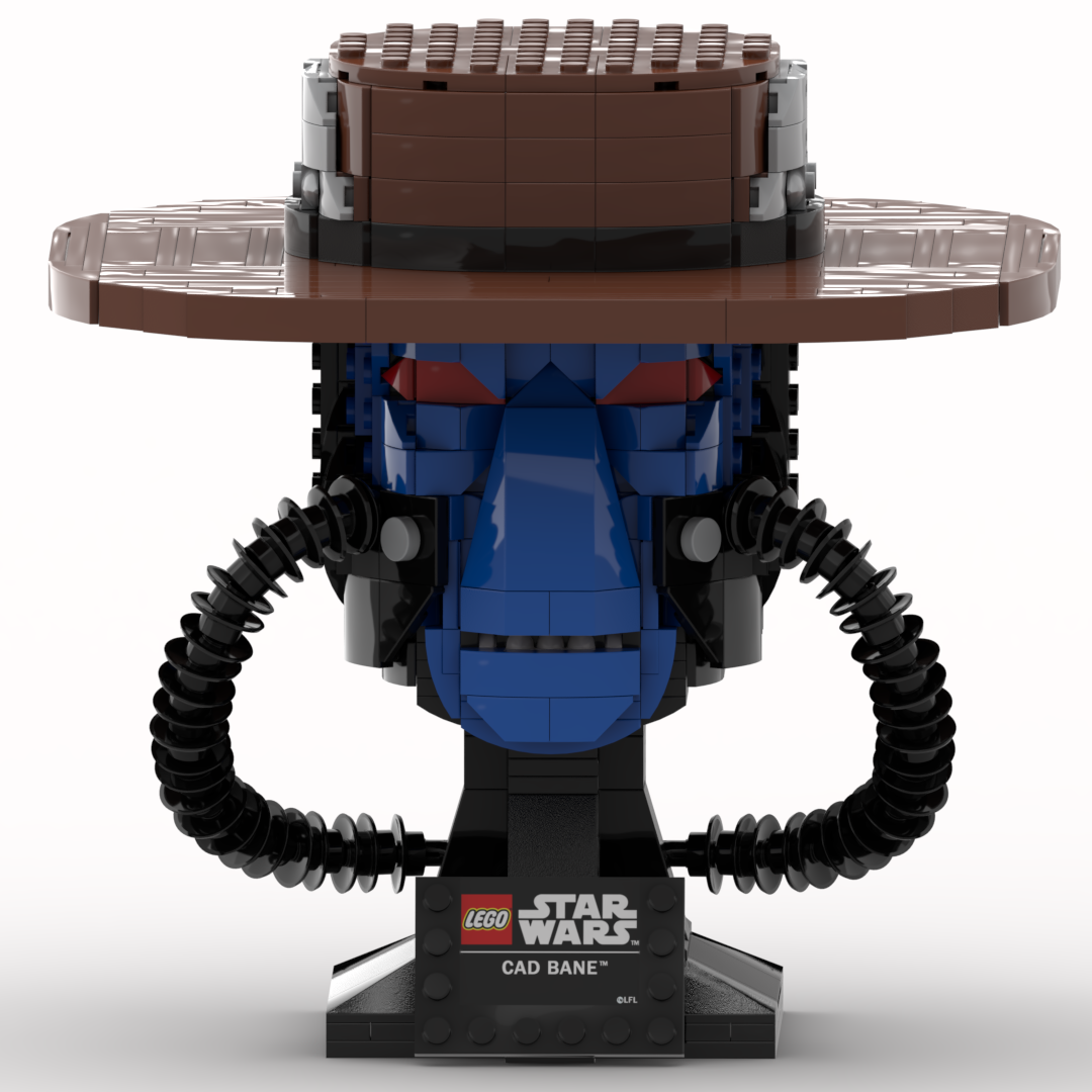 Cad Bane Head - Helmet Collection Style