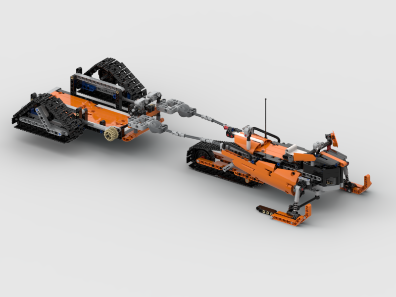 42038 - C snowmobil with trailer