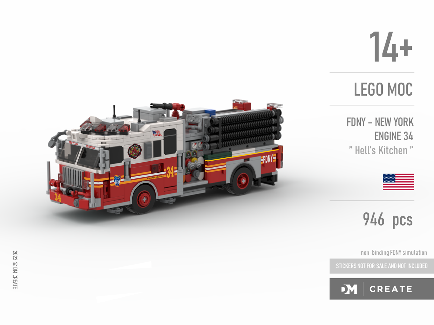 FDNY - New York - Engine 34 Hell's Kitchen