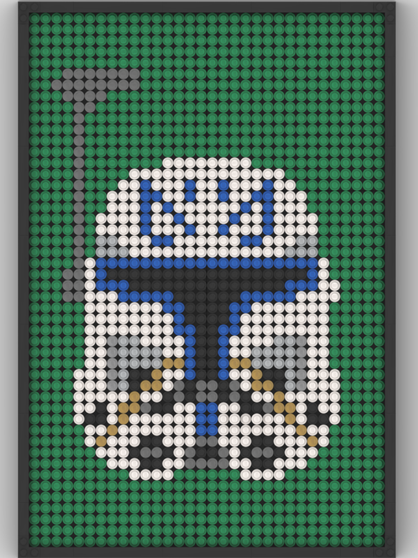 Captain Rex Helmet Mosaic alternate build