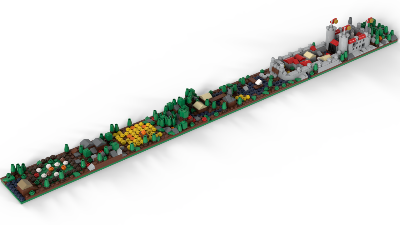 Medieval Microscale World (MOC-118776) - LEGO MOC | MOC Tracker
