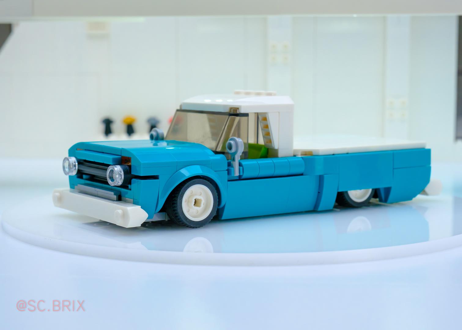 Slammed classic Chevy C10 pickup / Lowrider