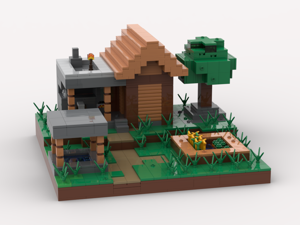 Minecraft Village Diorama