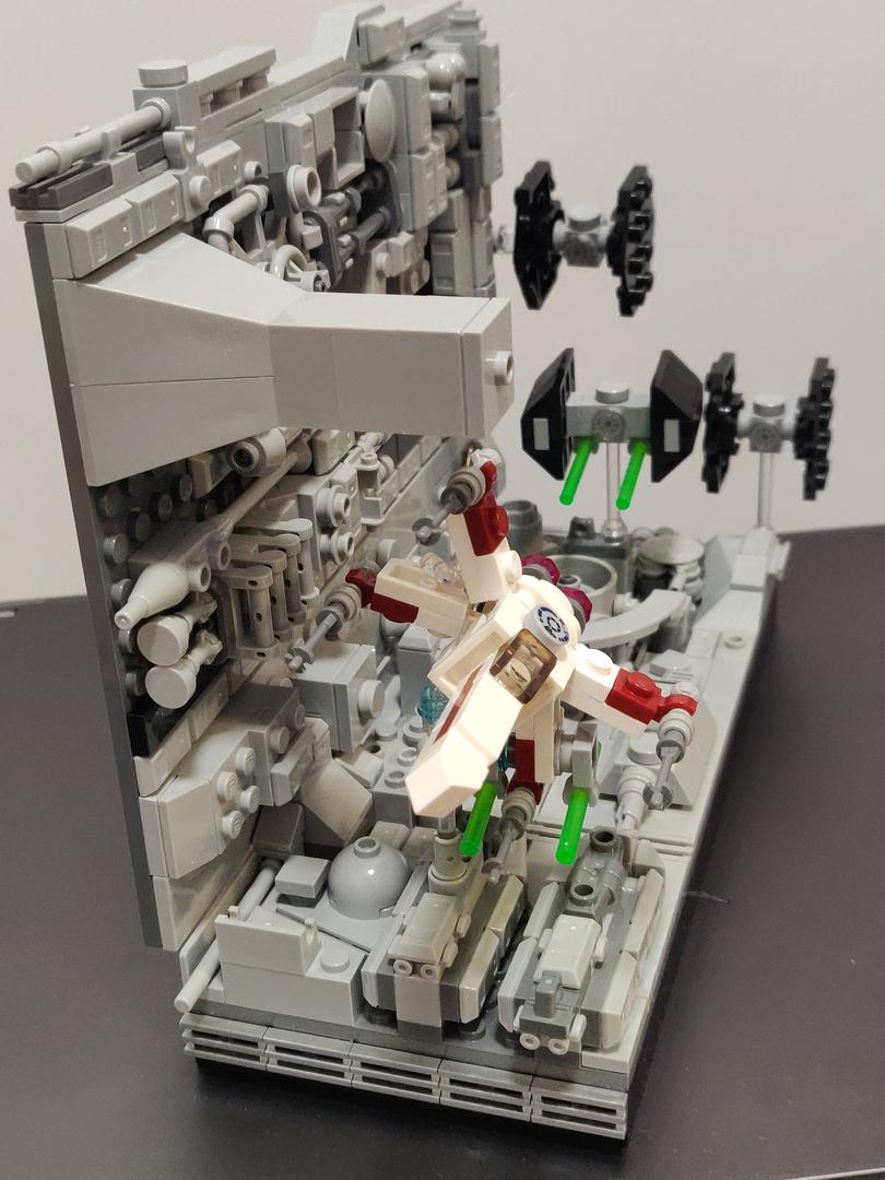 Higher Side Wall for "Death Star Trench Run" alternate build
