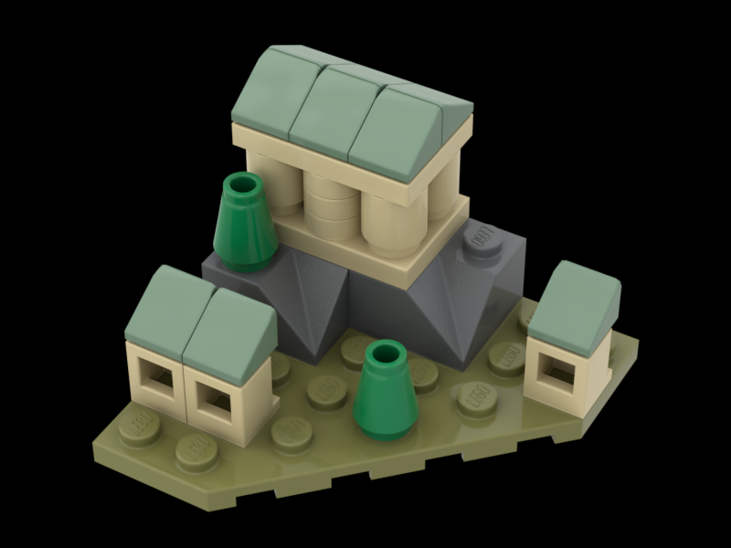 30435 Greek Temple alternate build