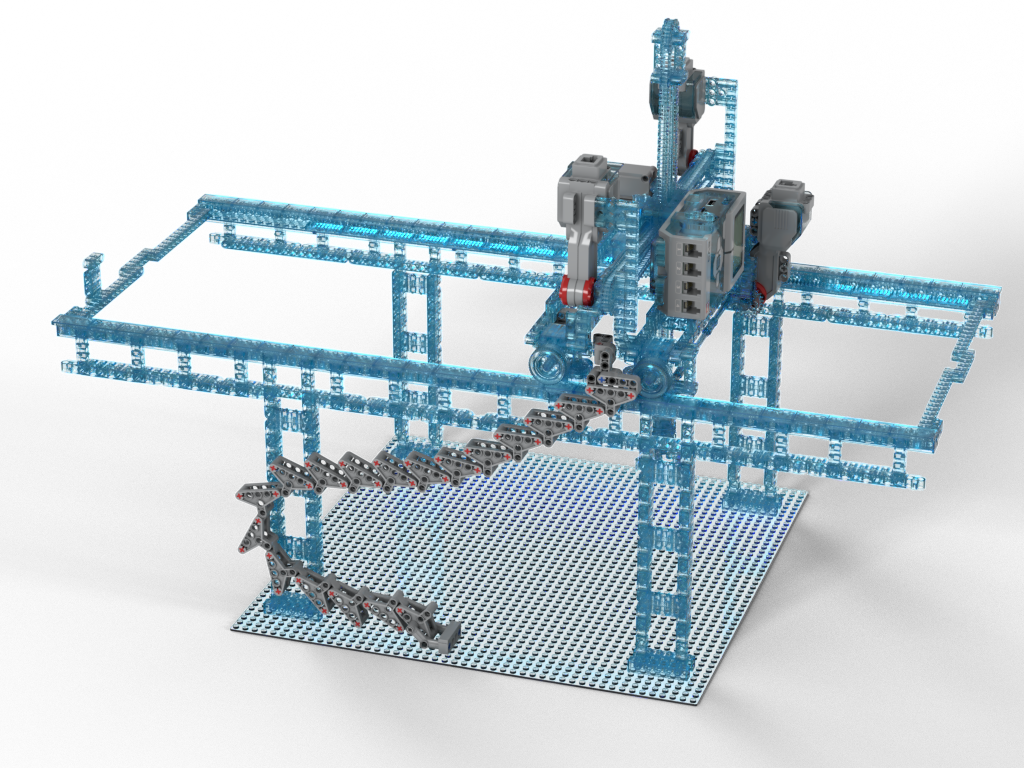 4D Gantry Robot - Free extension 1: Energy Chain