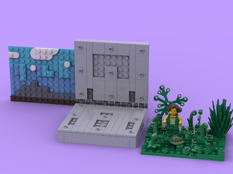 Minifig or Scene customisable display