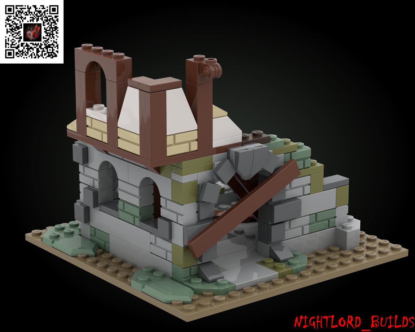 Medieval Village Ruins 21325 Alt. Build