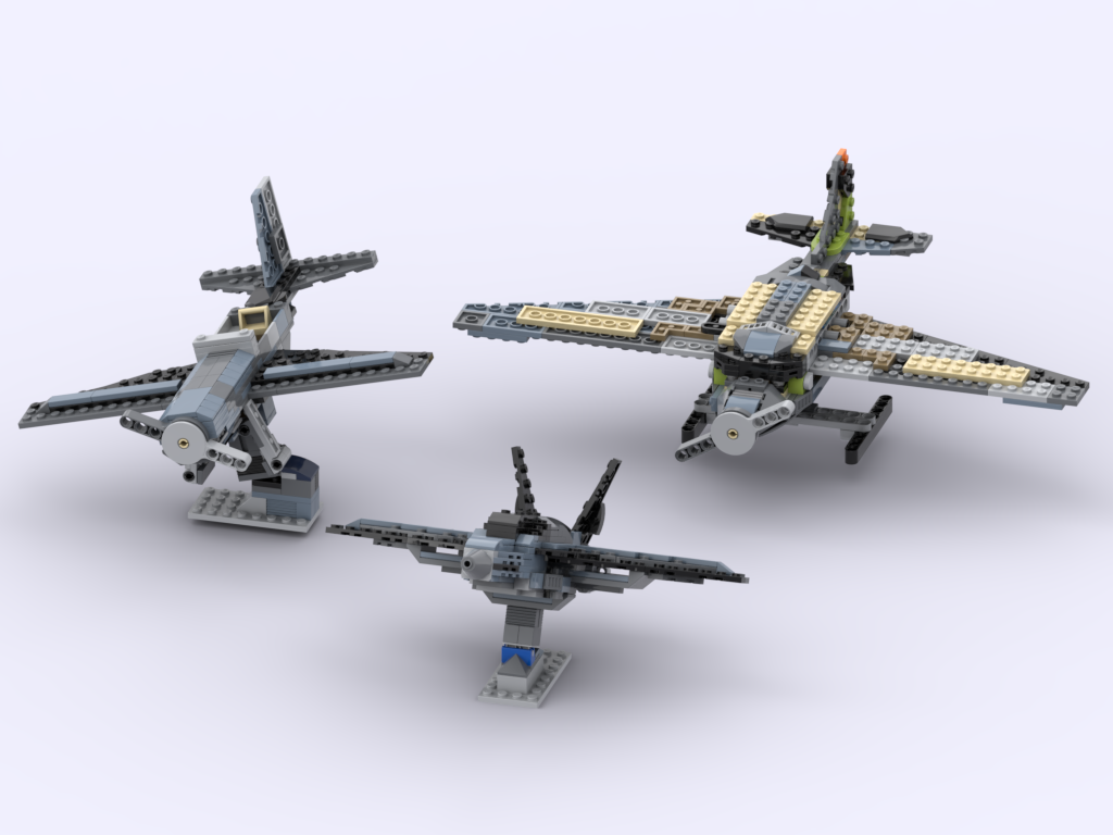 Planes 3 different Planes out of one set. alternate build