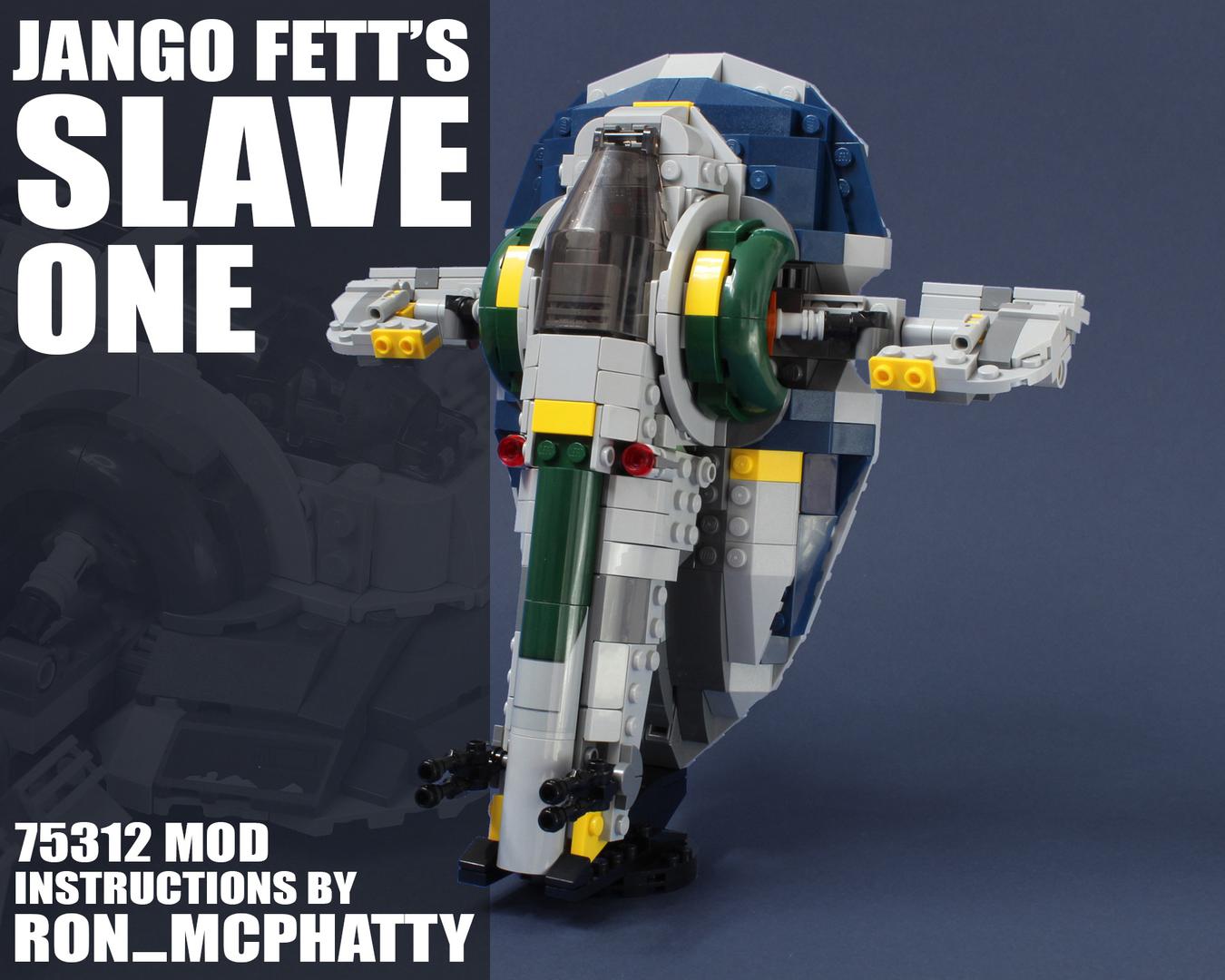 Slave 1 (Jango Fett's Starship) set 75312 MOD