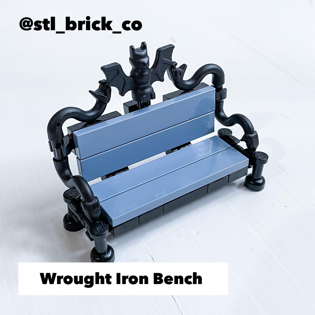Wrought Iron Bench