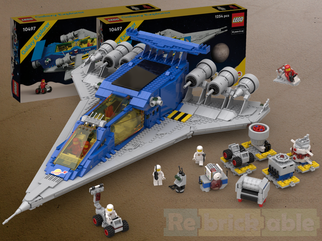 Galaxy Transporter from 2x 10497 Galaxy Explorer