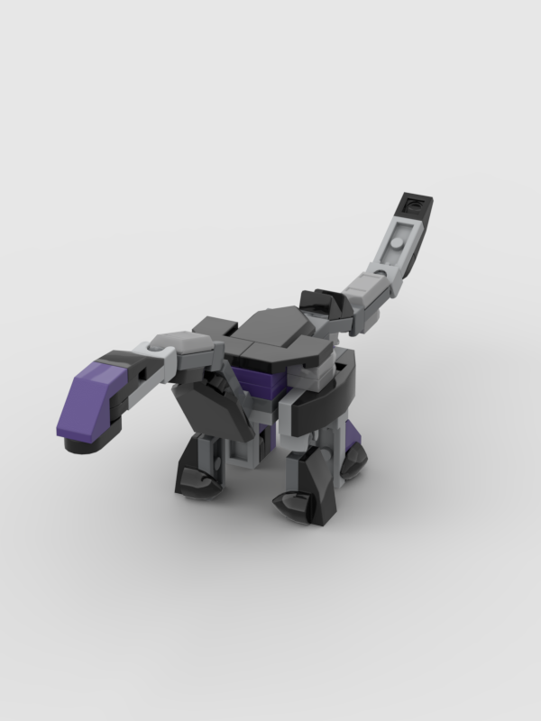 mini Dilpodocus from LEGO Marvel set 76204: Black Panther Mech armor alternate build