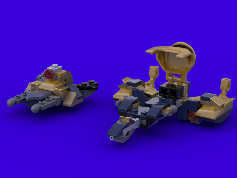 Thanos flying scooter alternate build
