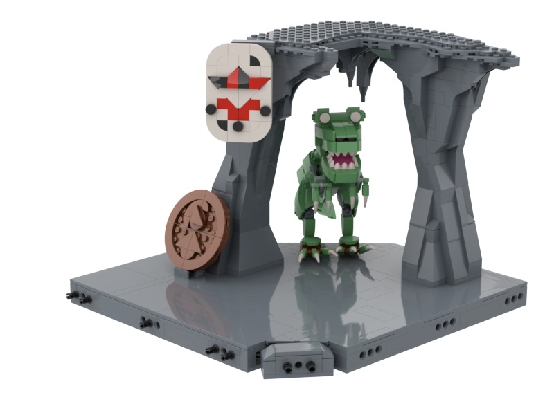 Batcave Trophy Room BTAS The Animated Series