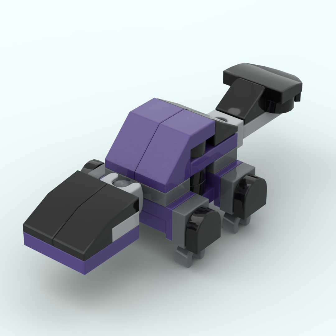 mini talarurus from LEGO Marvel set 76204: Black Panther Mech armor alternate build