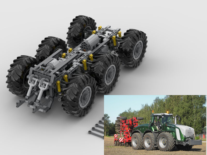 Fendt Trisix Vario - Fahrwerk