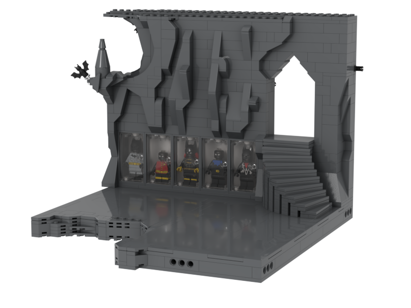 Batcave Suit Display and Entrance BTAS The Animated Series