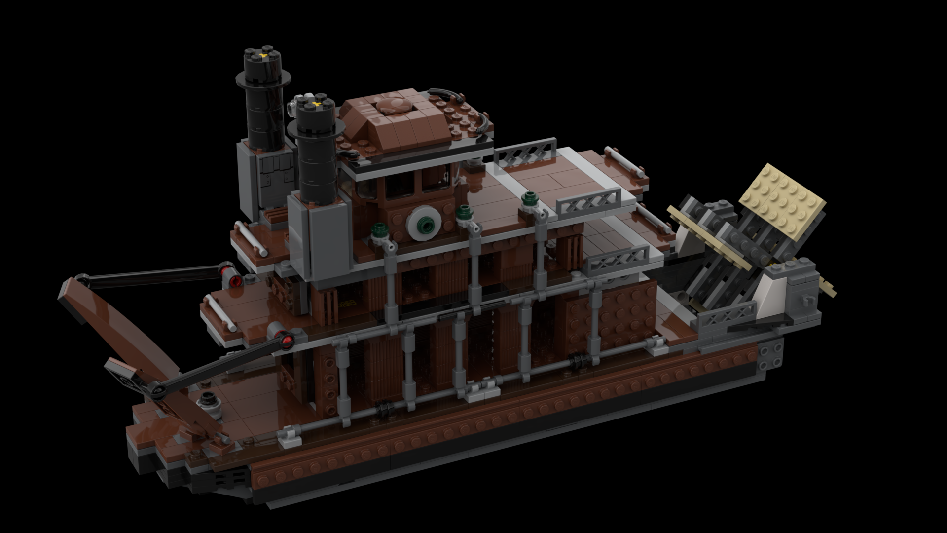 Mississipi's Steamboat alternate build