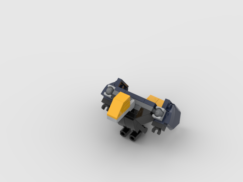 mini dimorphodon from LEGO Marvel set 76202: Wolverine Mech armor alternate build