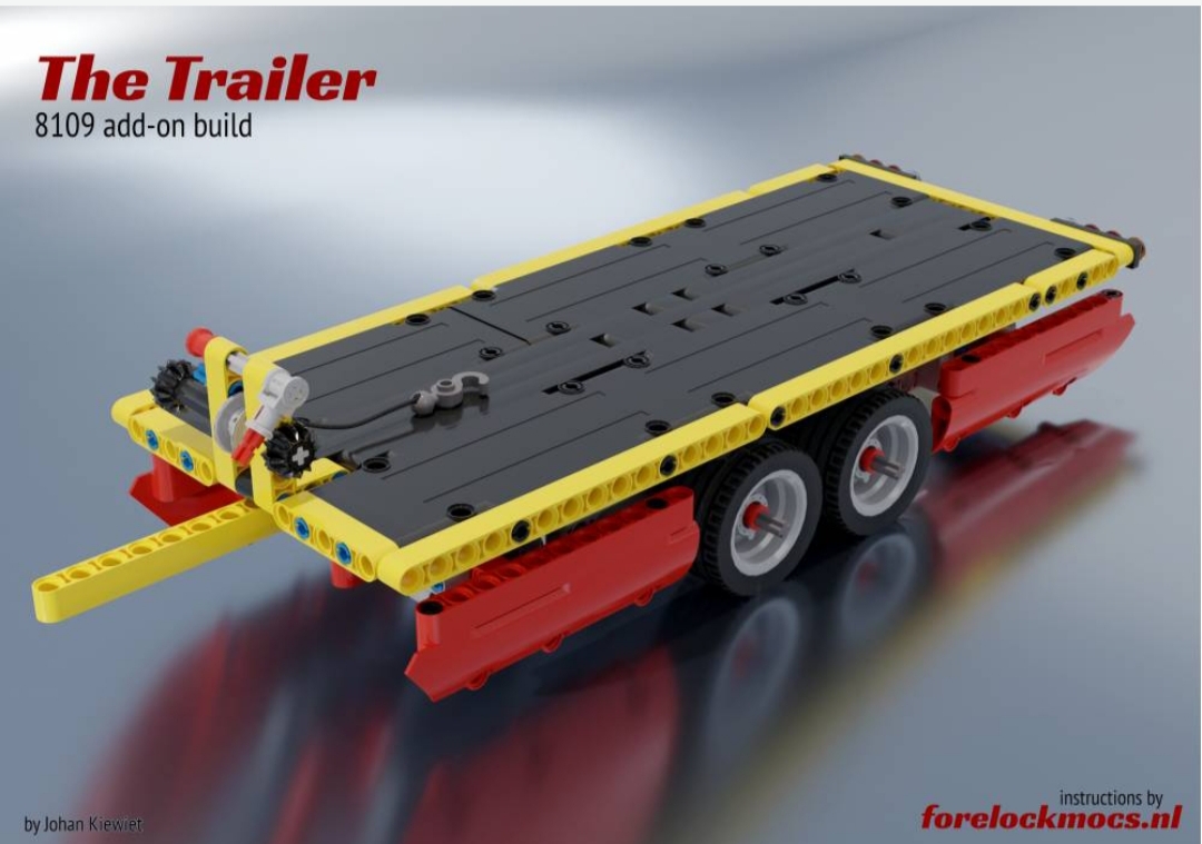 Trailer for 8109 flatbed truck