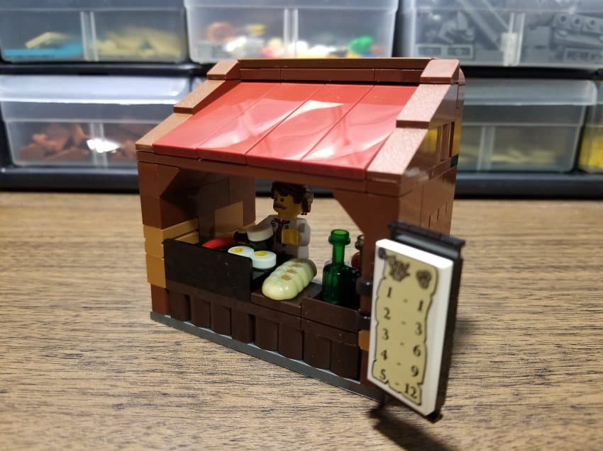 LEGO Medieval Street Food Vendor