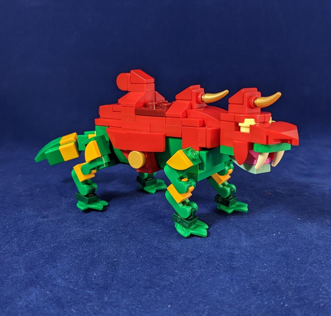 Battle Cat - Minifigure Scale