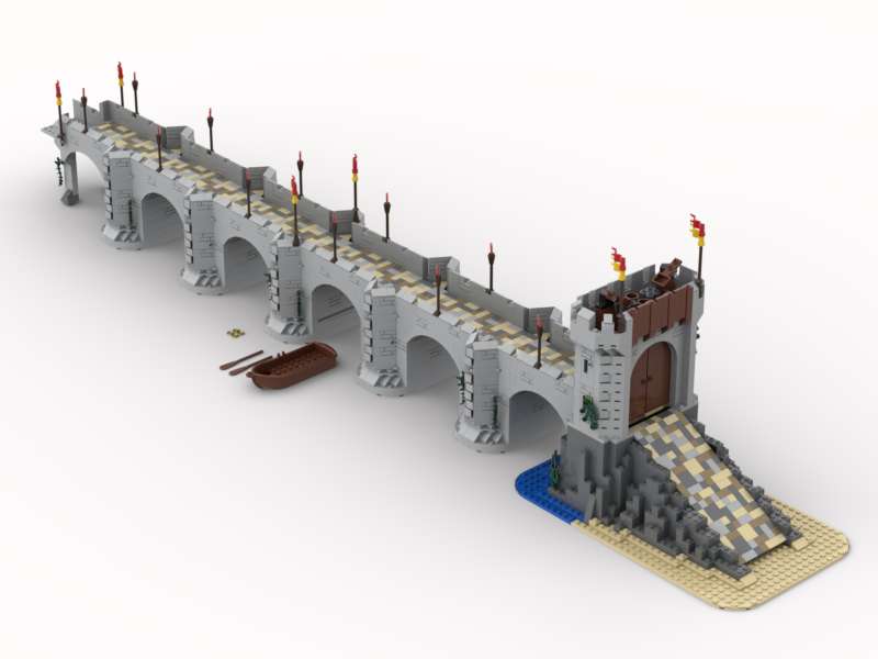 Lion Knights' Castle Bridge (Fits 10305)
