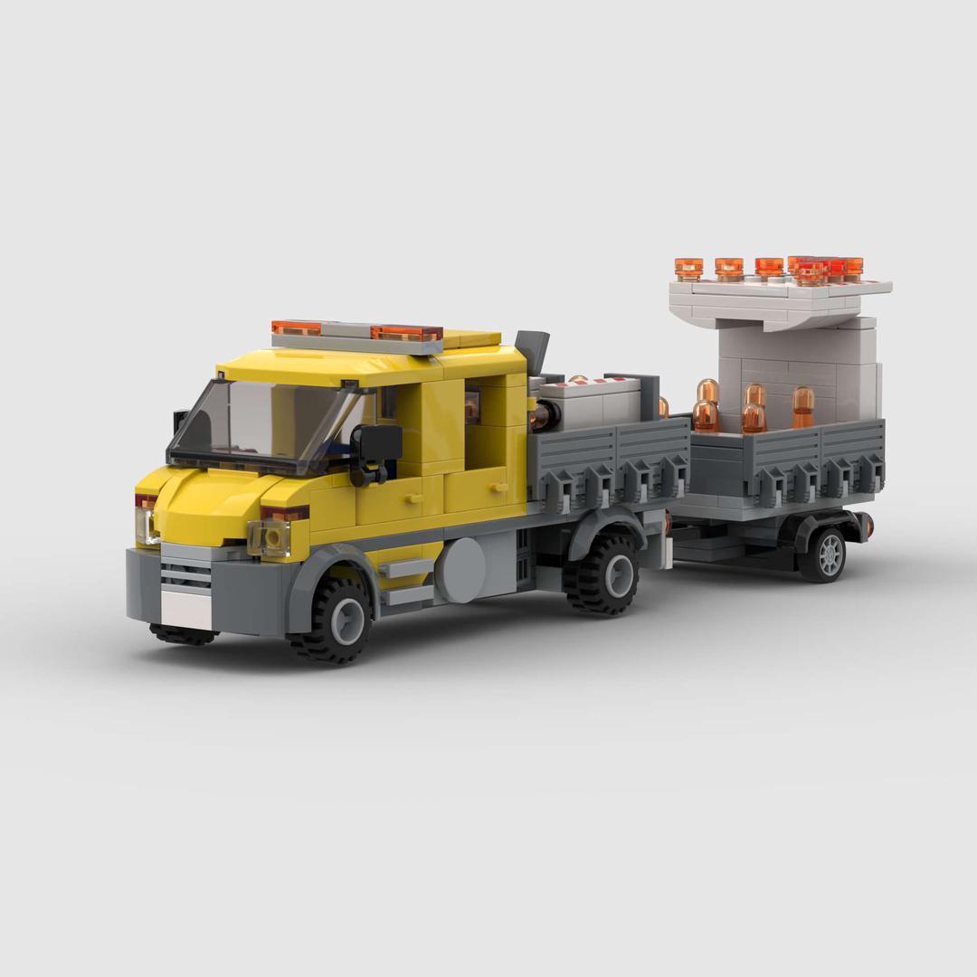 Lego City Roadmaking Van